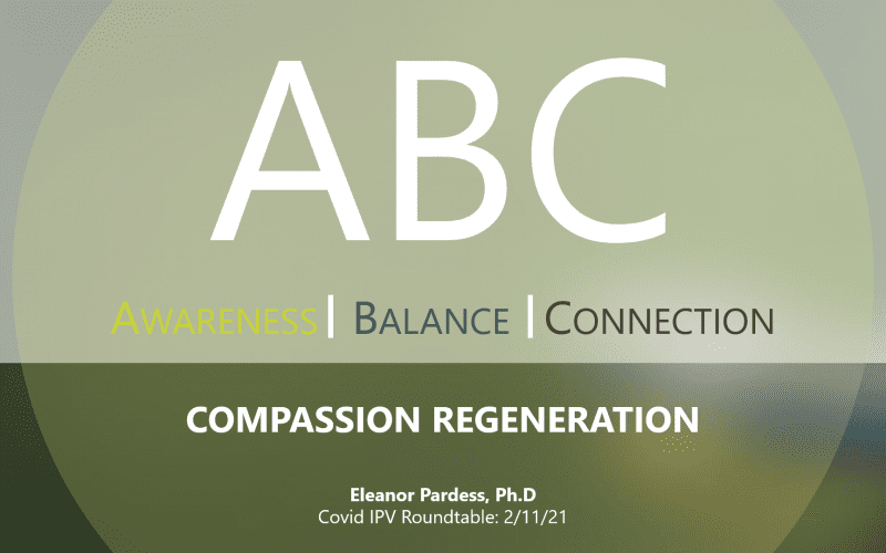 Pardess APA abc of compassion regeneration