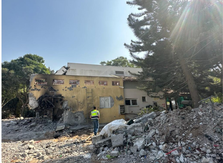 צילומים מהריסות בקיבוץ בארי נובמבר 23