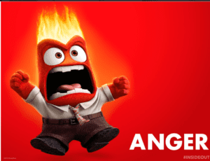 Anger is a major character in Inside Out and Inside Out 2. He is the red Emotion and one of the five Emotions inside the mind of a young girl named Riley, 